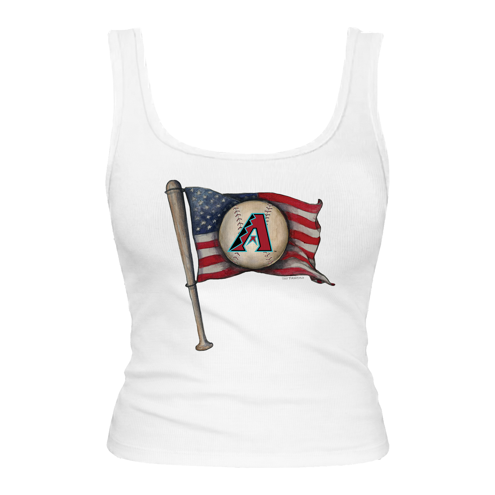 Arizona Diamondbacks Baseball Flag Emmy Tank