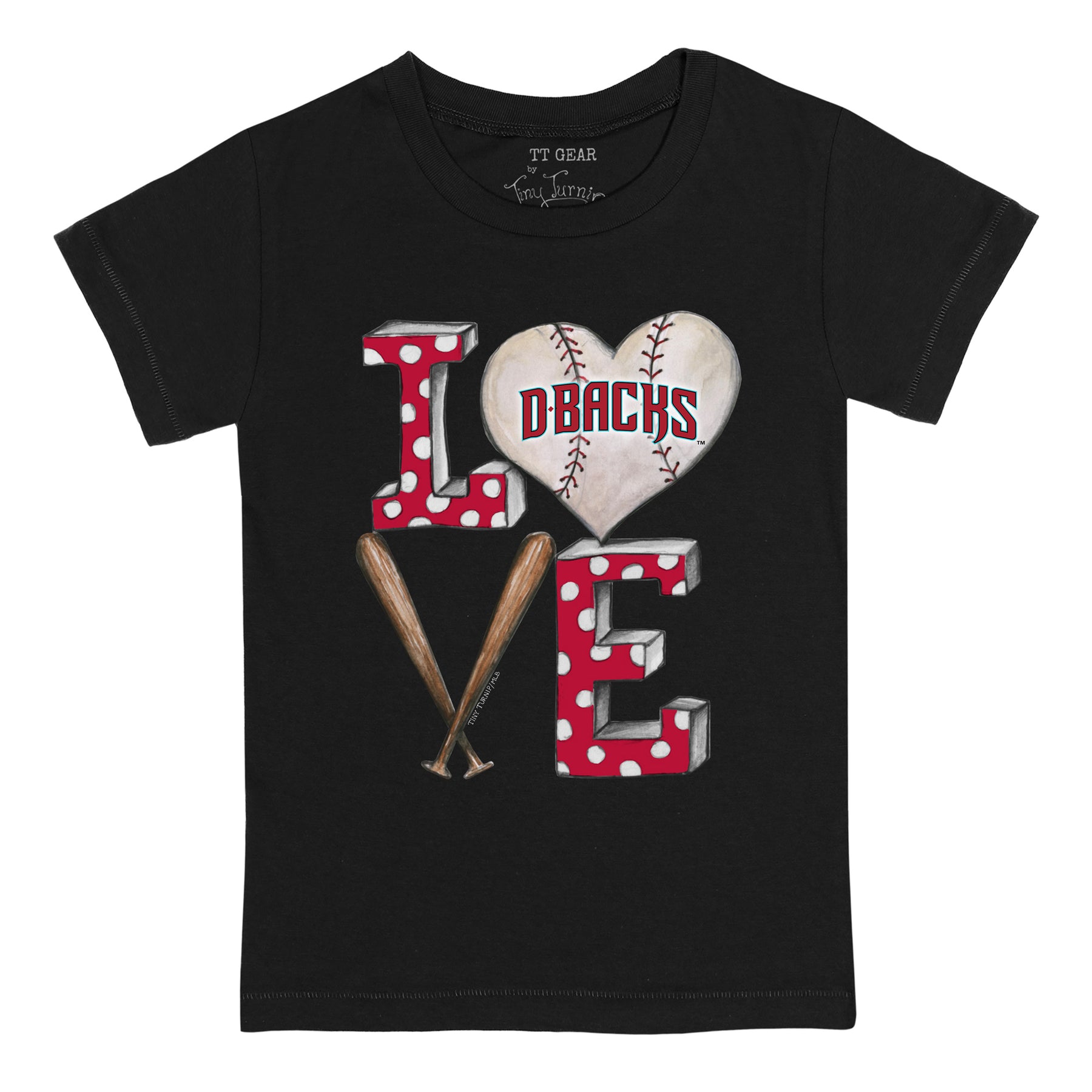 Arizona Diamondbacks Baseball LOVE Tee Shirt