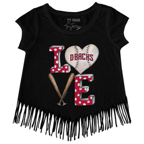 Arizona Diamondbacks Baseball LOVE Fringe Tee