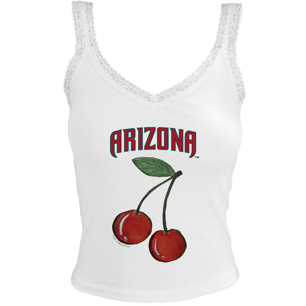 Arizona Diamondbacks Cherry Lace Tank