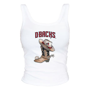 Arizona Diamondbacks Cowboy Boot Ribbed Tank
