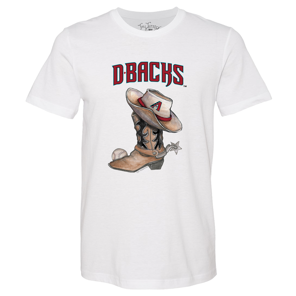 Arizona Diamondbacks Cowboy Boot Unisex Tee Shirt