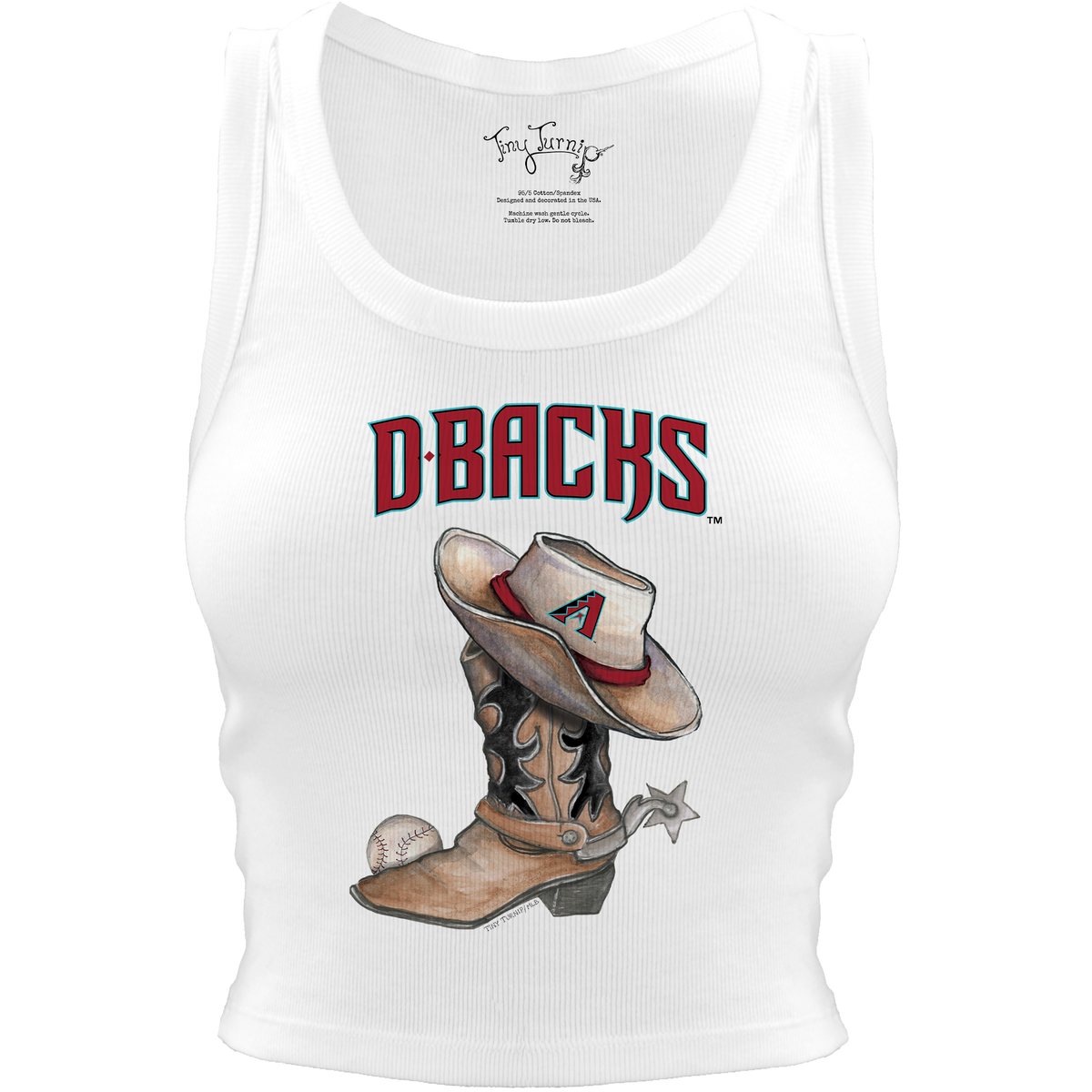 Arizona Diamondbacks Cowboy Boot Crop Tank