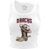 Arizona Diamondbacks Cowboy Boot Crop Tank