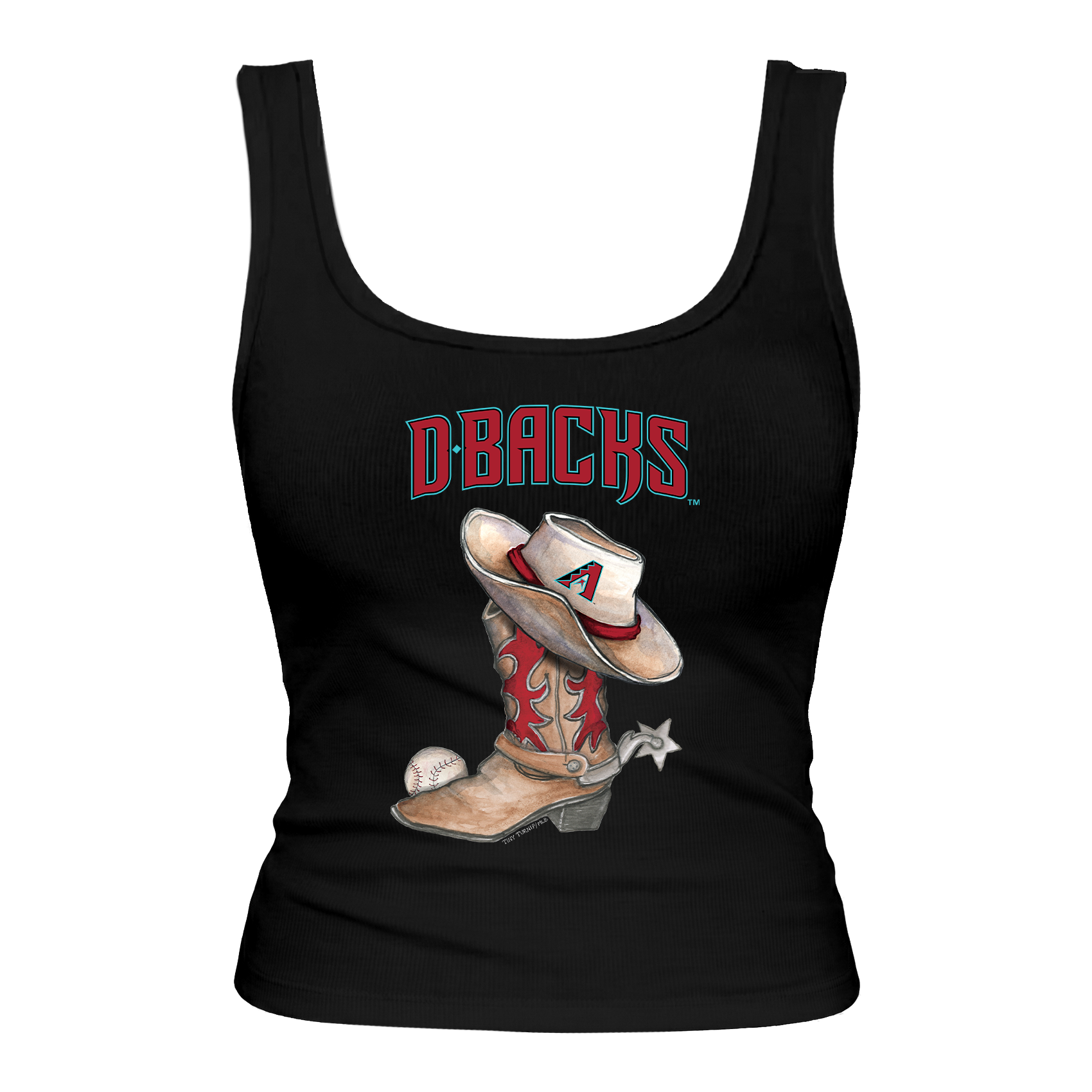 Arizona Diamondbacks Cowboy Boot Emmy Tank