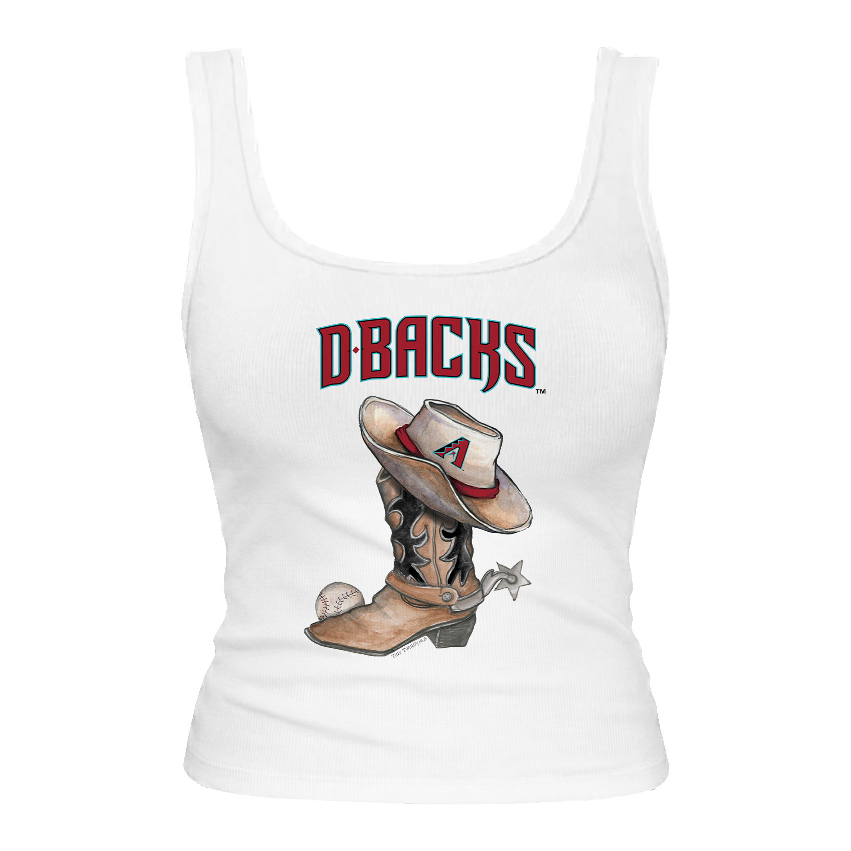 Arizona Diamondbacks Cowboy Boot Emmy Tank