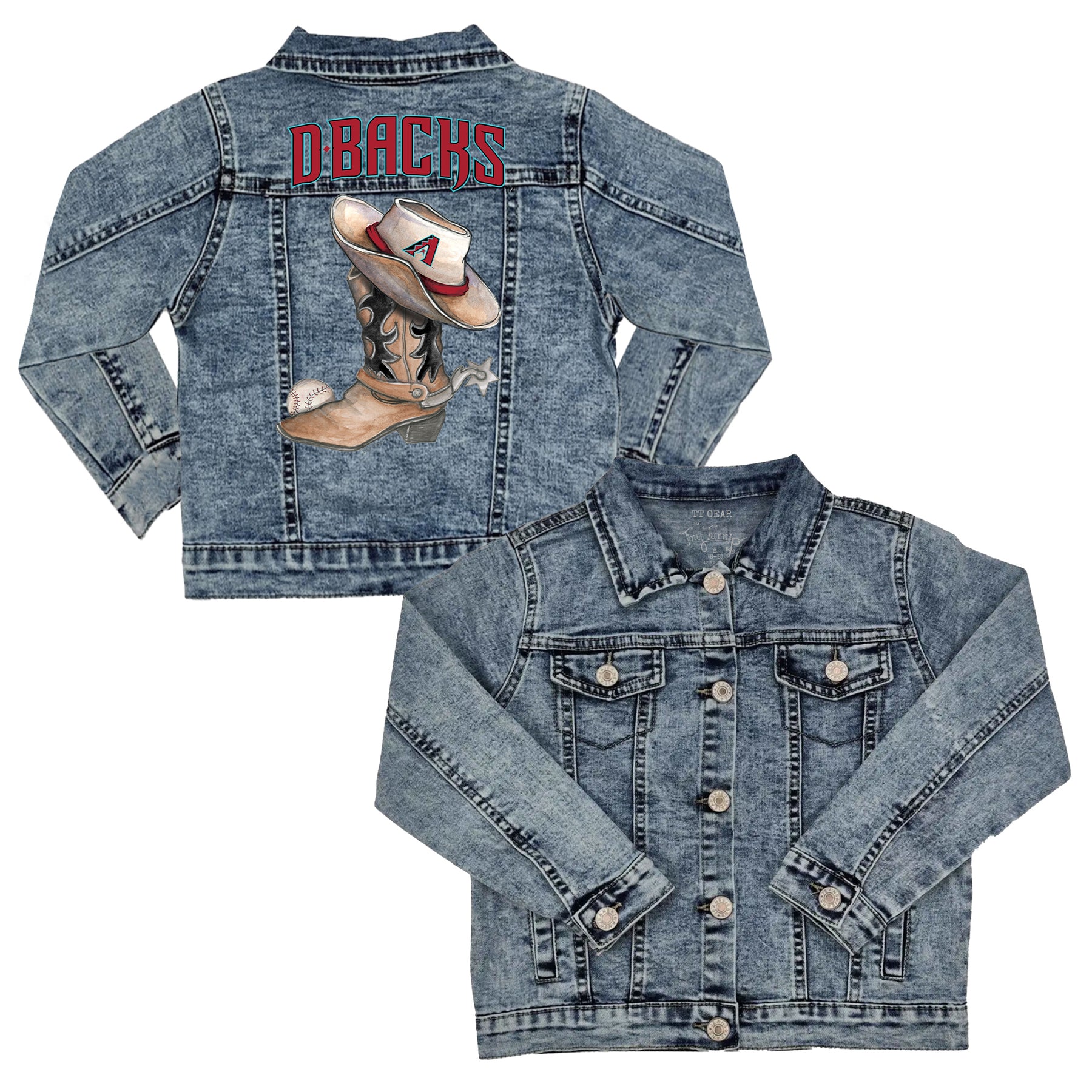 Arizona Diamondbacks Cowboy Boot Kid's Denim Jacket