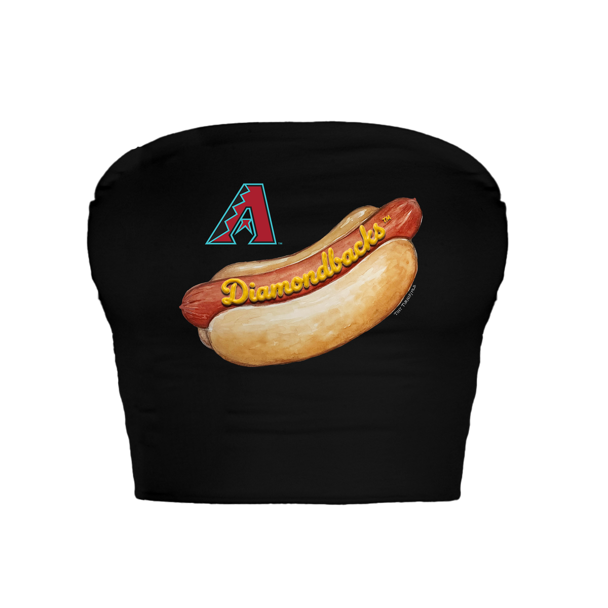 Arizona Diamondbacks Hot Dog Crop Tube Top