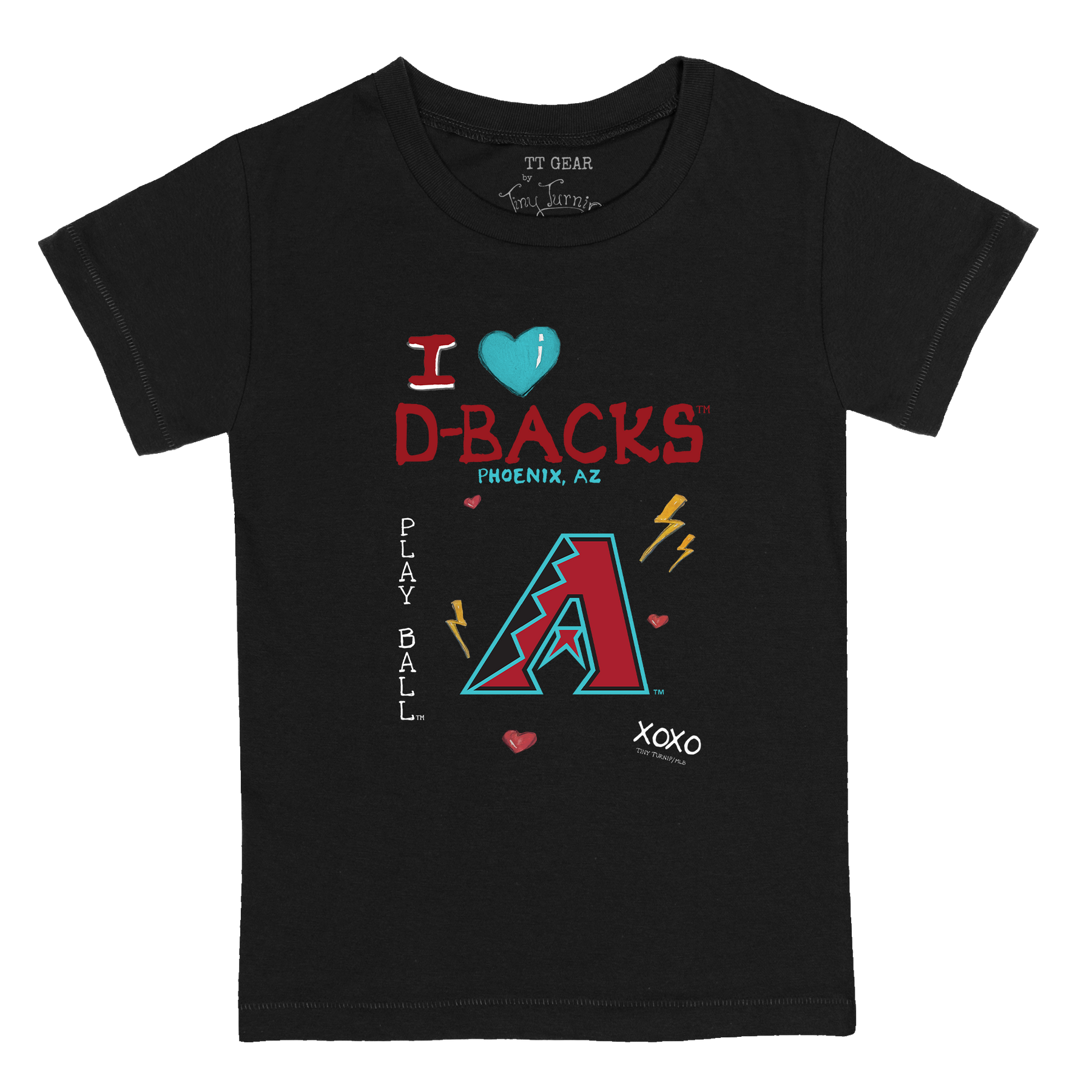 I Heart Diamondbacks Kid's Tee Shirt - Tiny Turnip