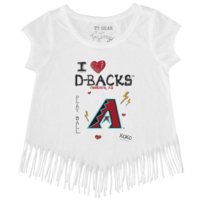 I Heart Diamondbacks Fringe Tee - Tiny Turnip