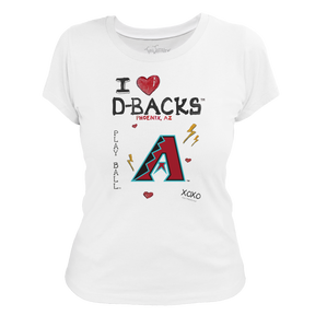 I Heart Diamondbacks Women's Tee Shirt - Tiny Turnip