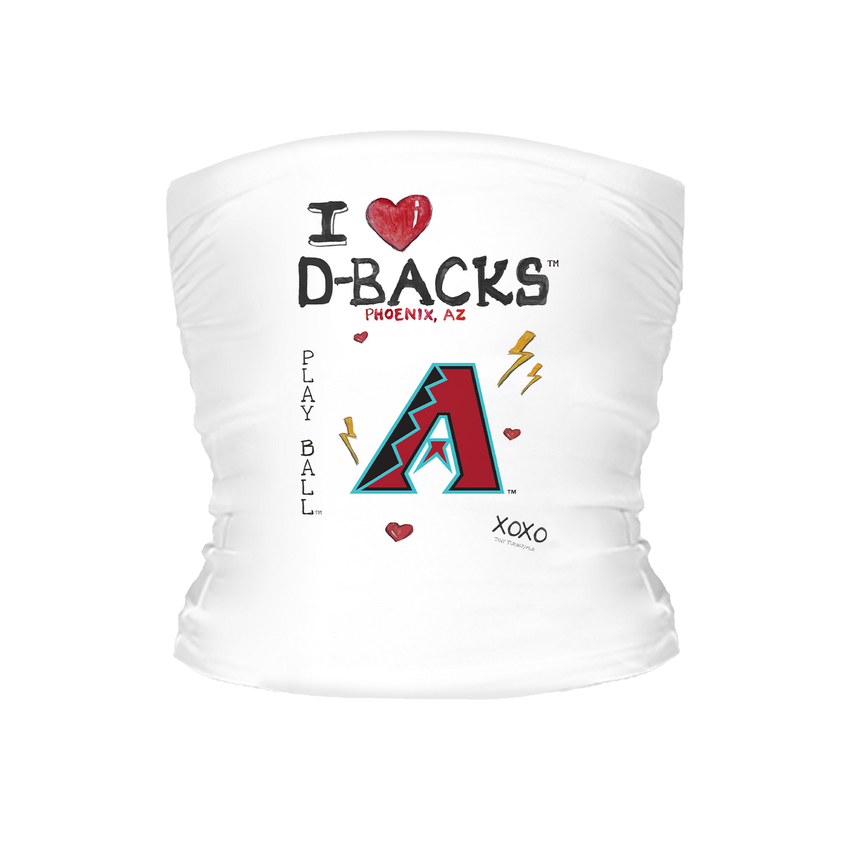 I Heart Diamondbacks Tube Top - Tiny Turnip