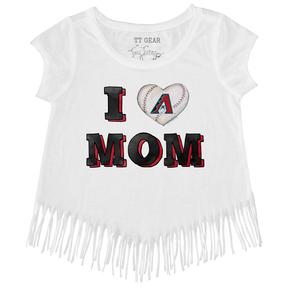 Arizona Diamondbacks I Love Mom Fringe Tee