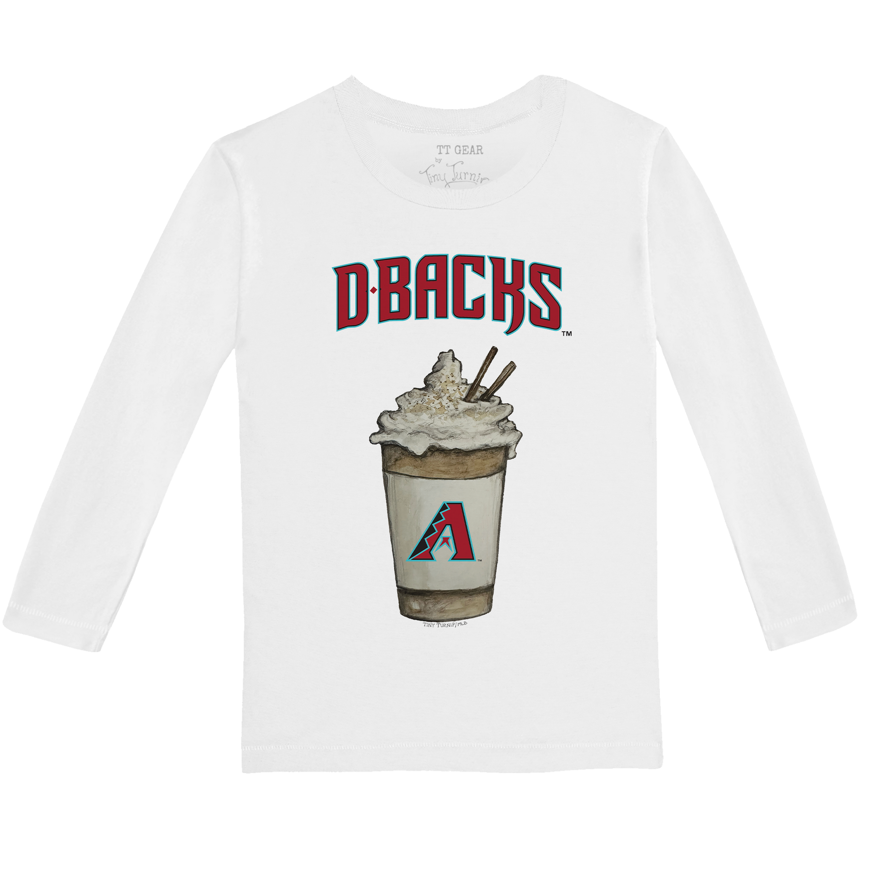 Arizona Diamondbacks Latte Long-Sleeve Tee Shirt