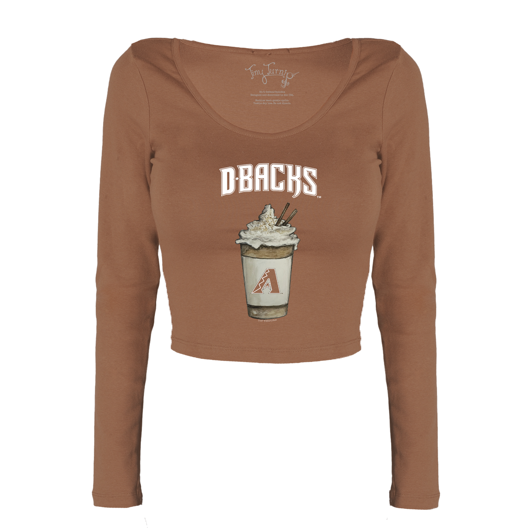 Arizona Diamondbacks Latte Women's Lucy Long Sleeve