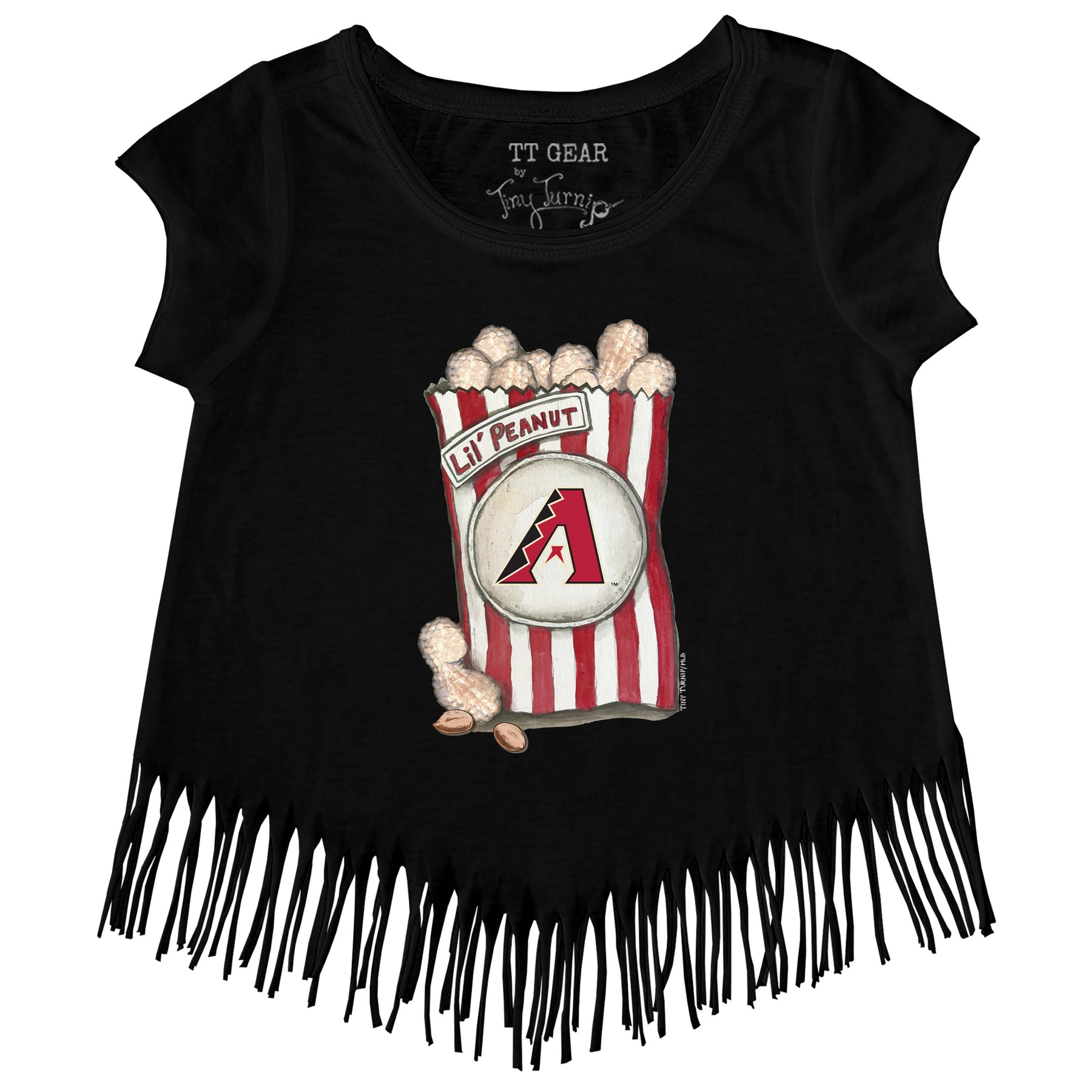 Arizona Diamondbacks Lil' Peanut Fringe Tee