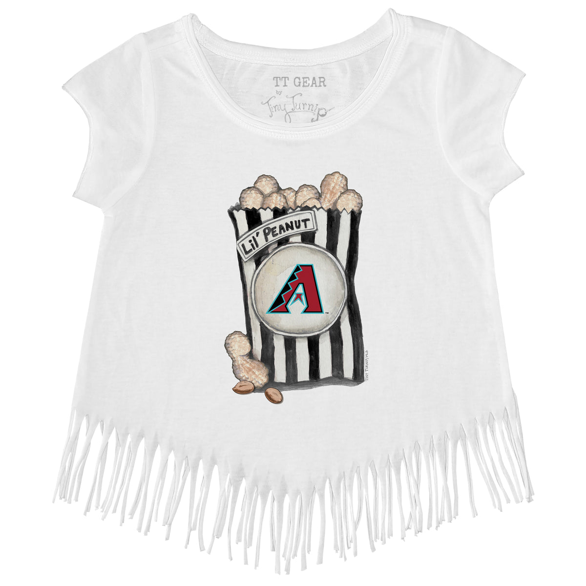 Arizona Diamondbacks Lil' Peanut Fringe Tee