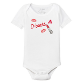 Arizona Diamondbacks Lipstick Short Sleeve Snapper - Tiny Turnip