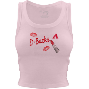 Arizona Diamondbacks Lipstick Crop Tank - Tiny Turnip