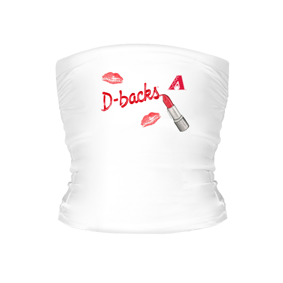 Arizona Diamondbacks Lipstick Tube Top - Tiny Turnip