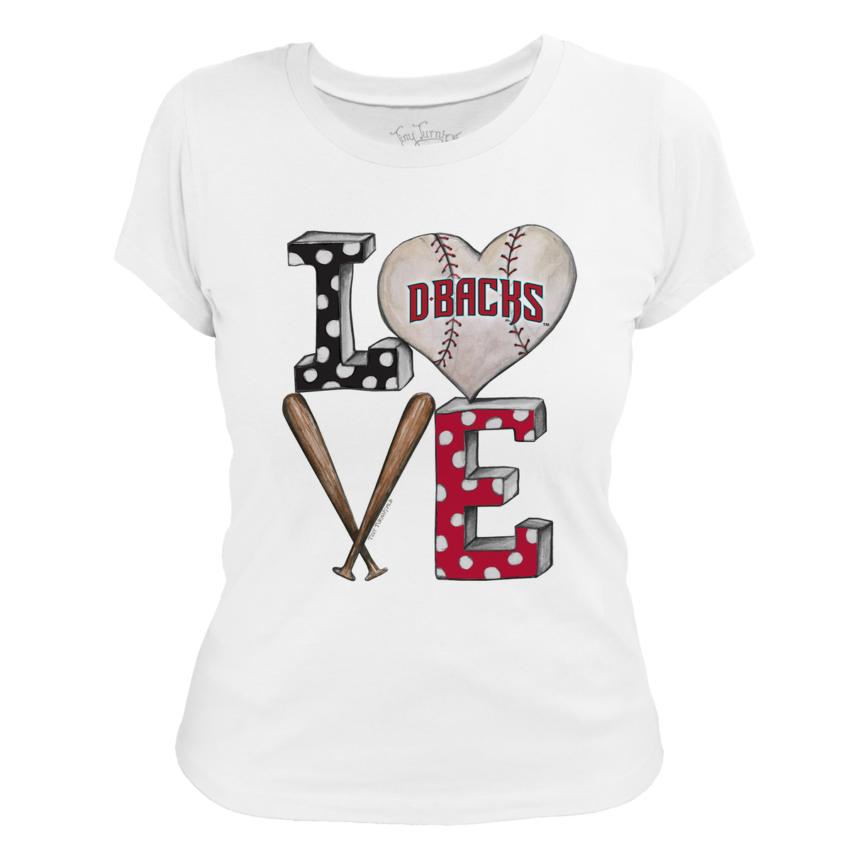 Arizona Diamondbacks Baseball LOVE Tee Shirt