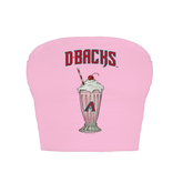 Arizona Diamondbacks Milkshake Crop Tube Top