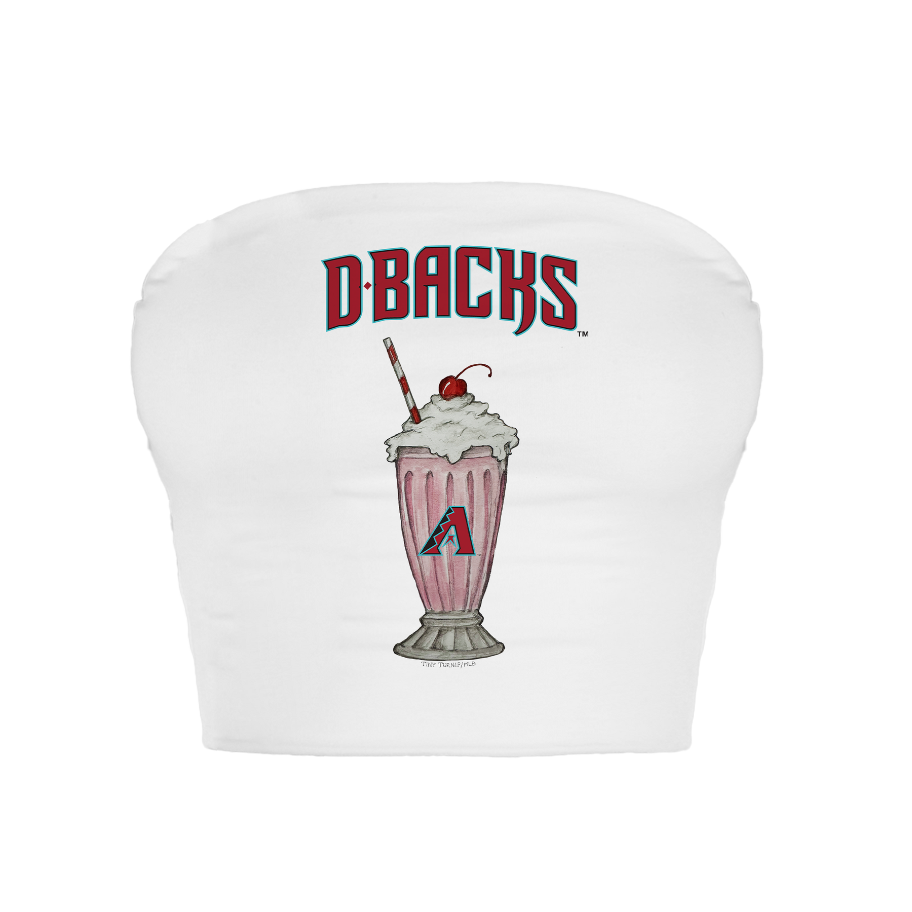 Arizona Diamondbacks Milkshake Crop Tube Top