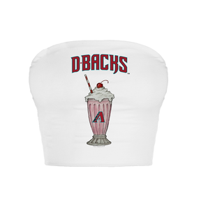 Arizona Diamondbacks Milkshake Crop Tube Top