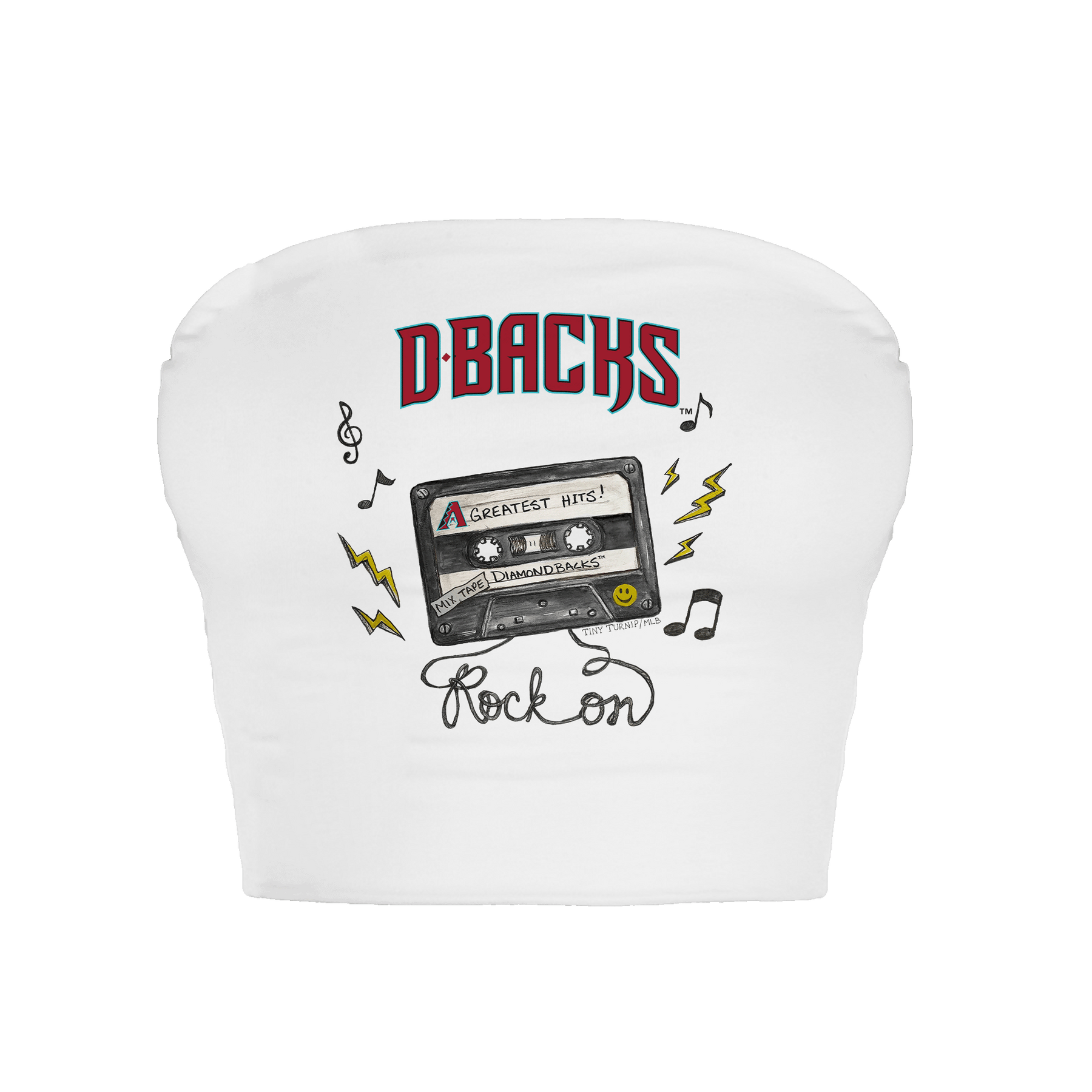 Arizona Diamondbacks Mixtape Crop Tube Top