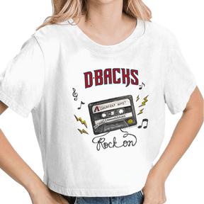Arizona Diamondbacks Mixtape Vintage Crop Tee