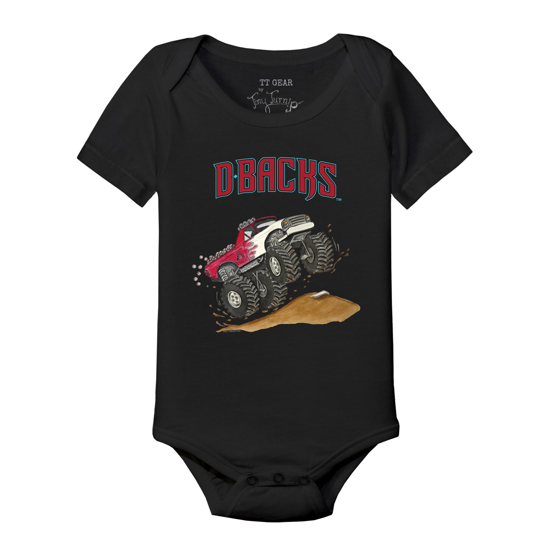 Arizona Diamondbacks Monster Truck Short Sleeve Snapper