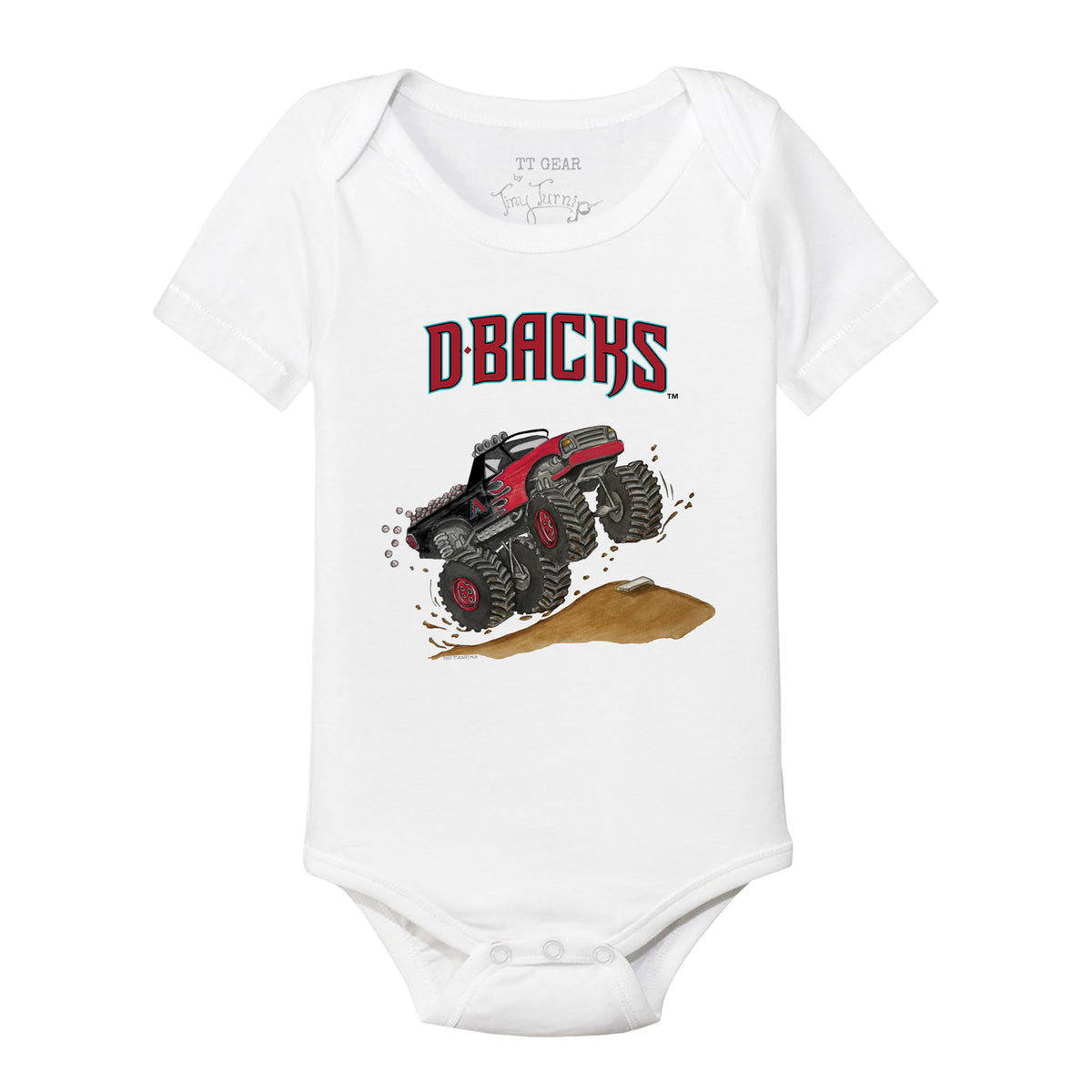 Arizona Diamondbacks Monster Truck Short Sleeve Snapper