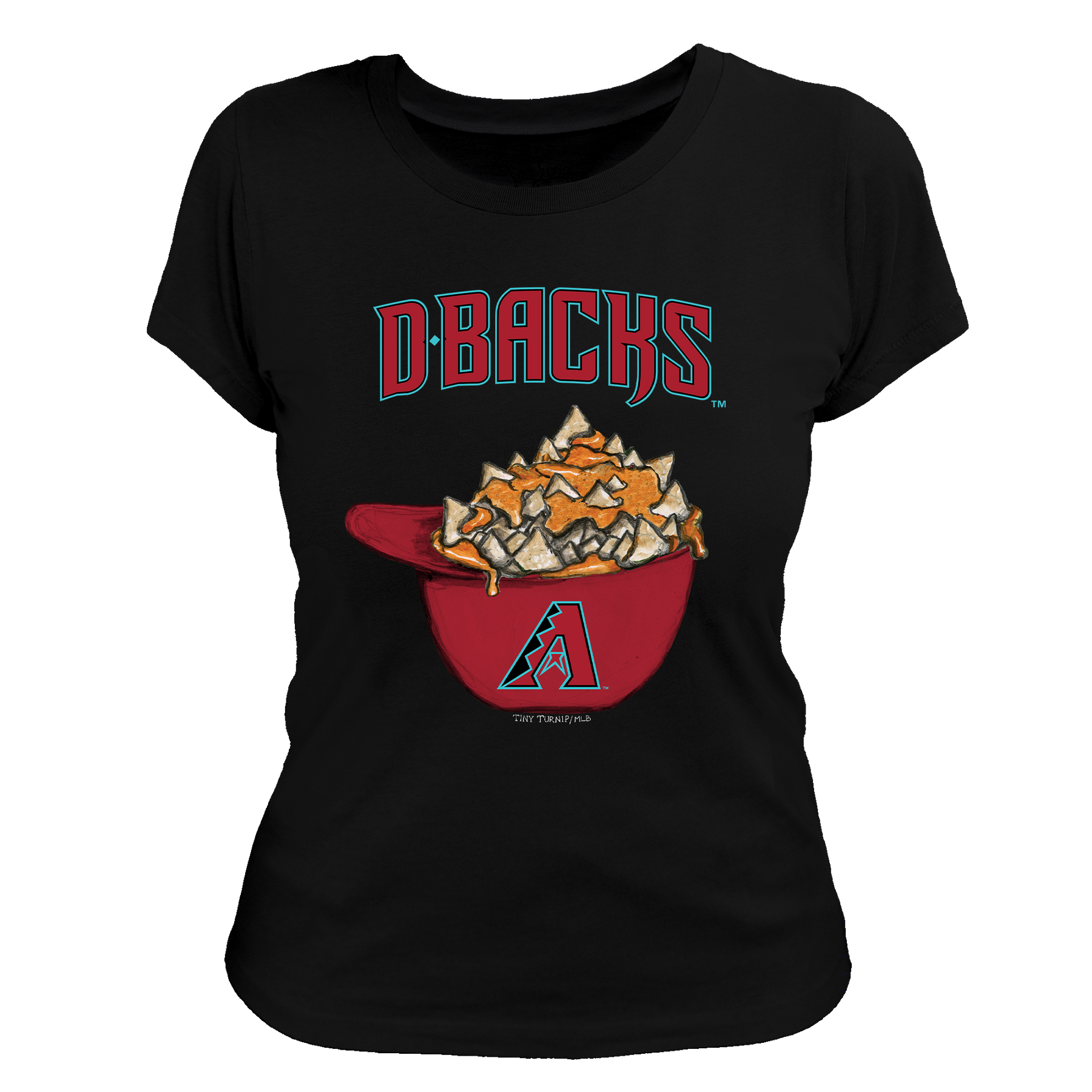 Arizona Diamondbacks Nacho Helmet Tee Shirt - Tiny Turnip