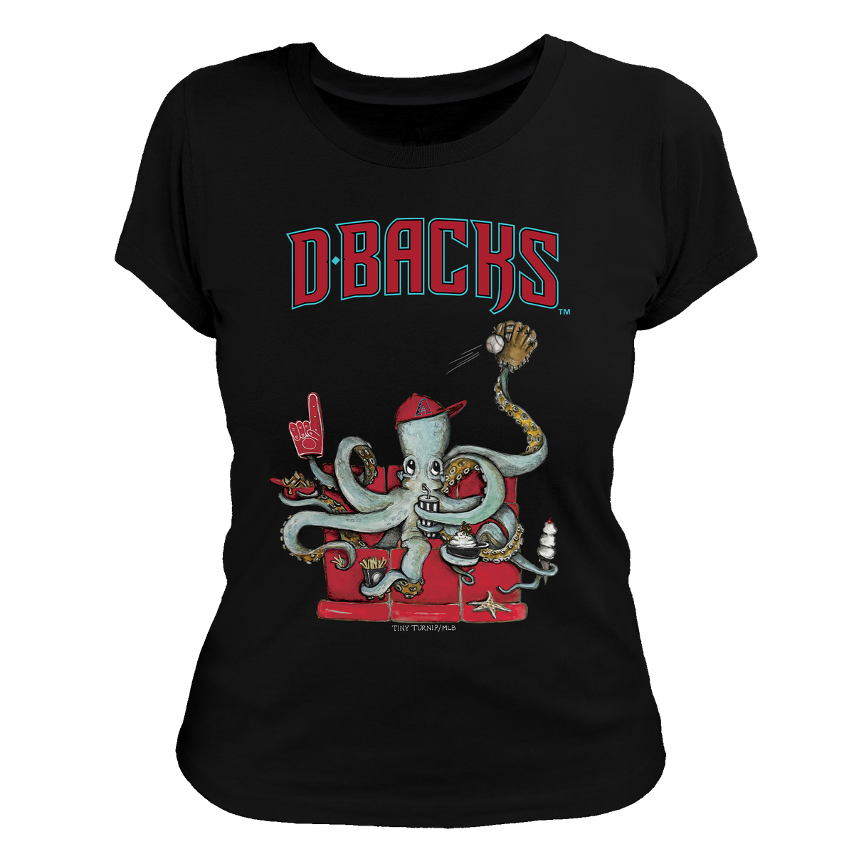 Arizona Diamondbacks Octopus Tee Shirt
