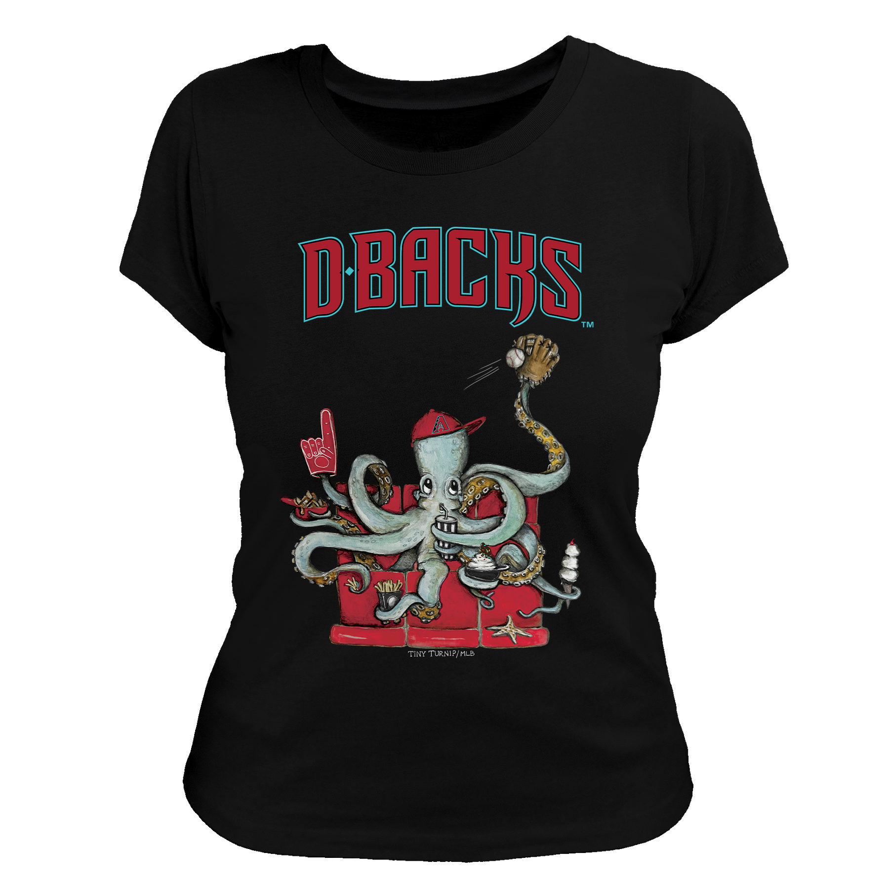 Arizona Diamondbacks Octopus Tee Shirt