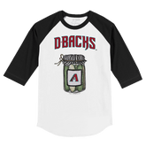 Arizona Diamondbacks Pickle Jar 3/4 Black Sleeve Raglan
