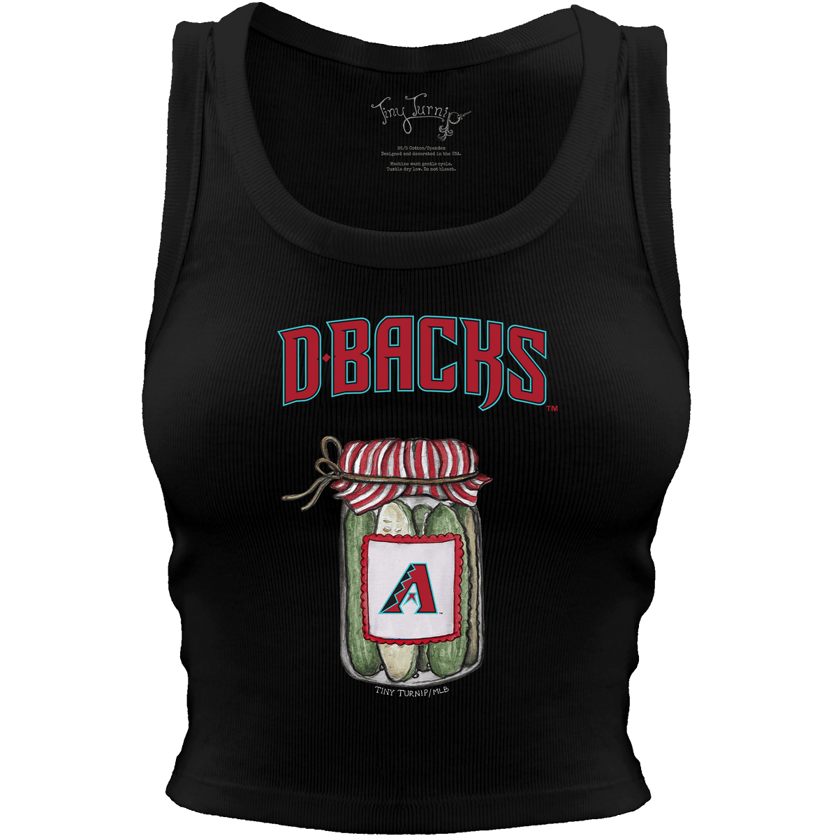 Arizona Diamondbacks Pickle Jar Crop Tank