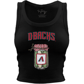 Arizona Diamondbacks Pickle Jar Crop Tank