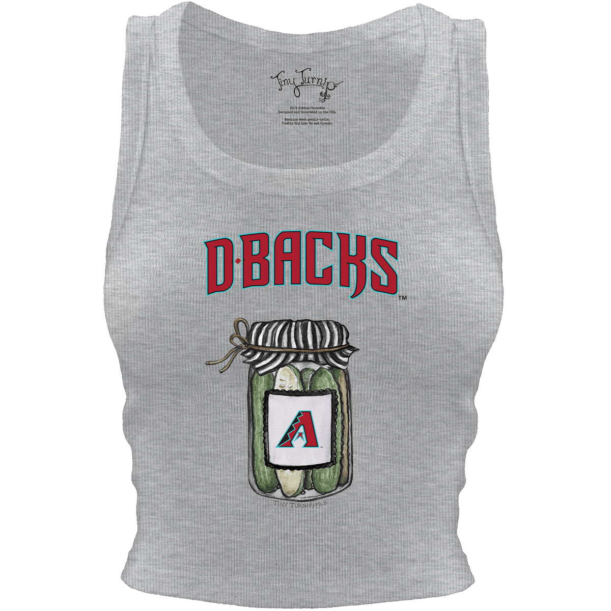 Arizona Diamondbacks Pickle Jar Crop Tank