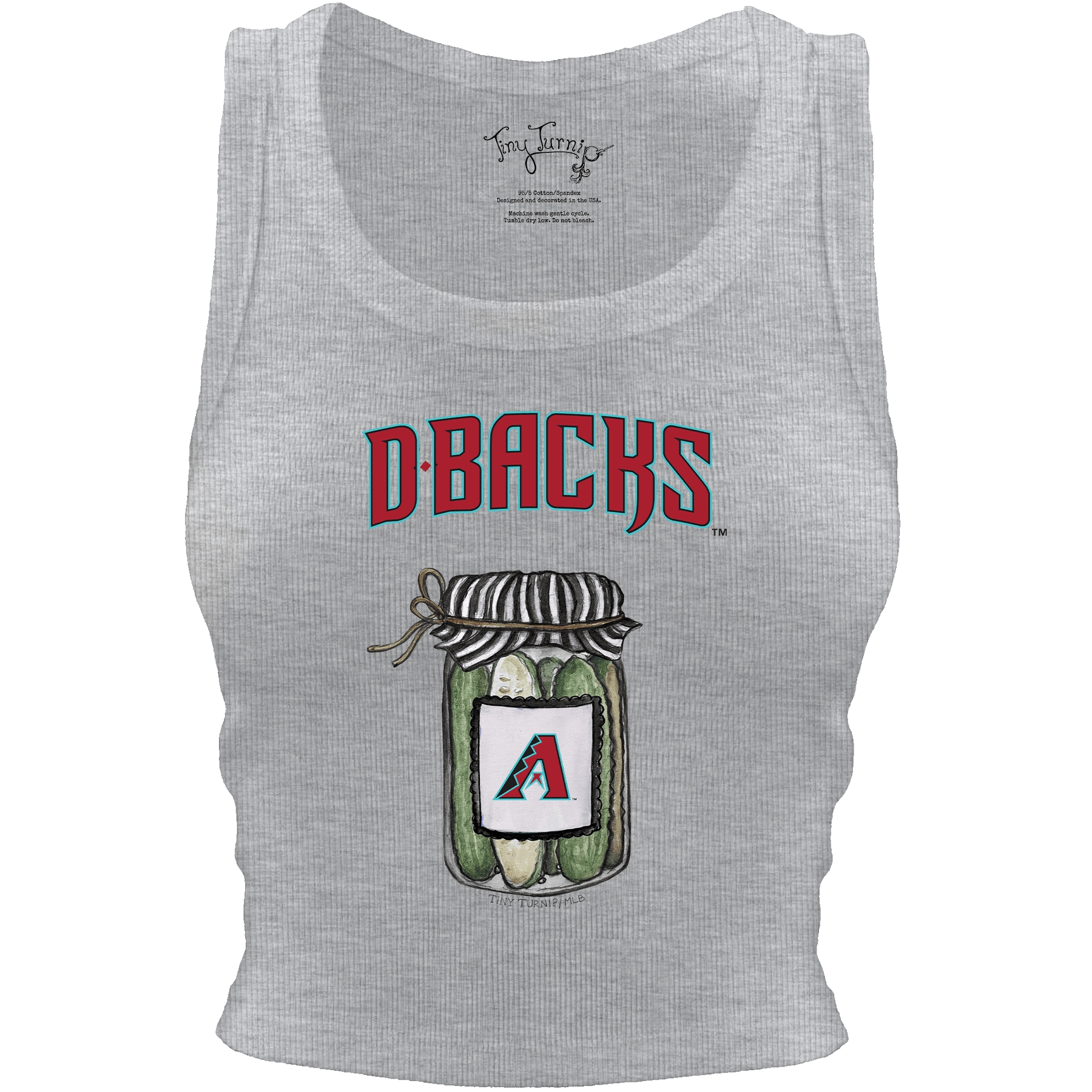 Arizona Diamondbacks Pickle Jar Crop Tank
