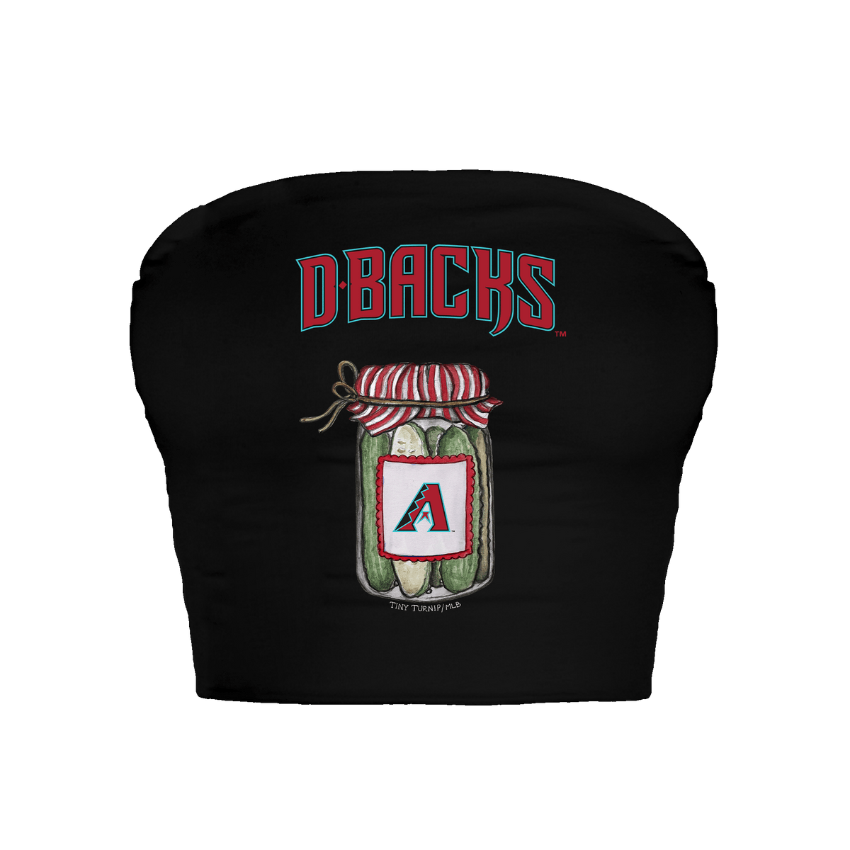 Arizona Diamondbacks Pickle Jar Crop Tube Top