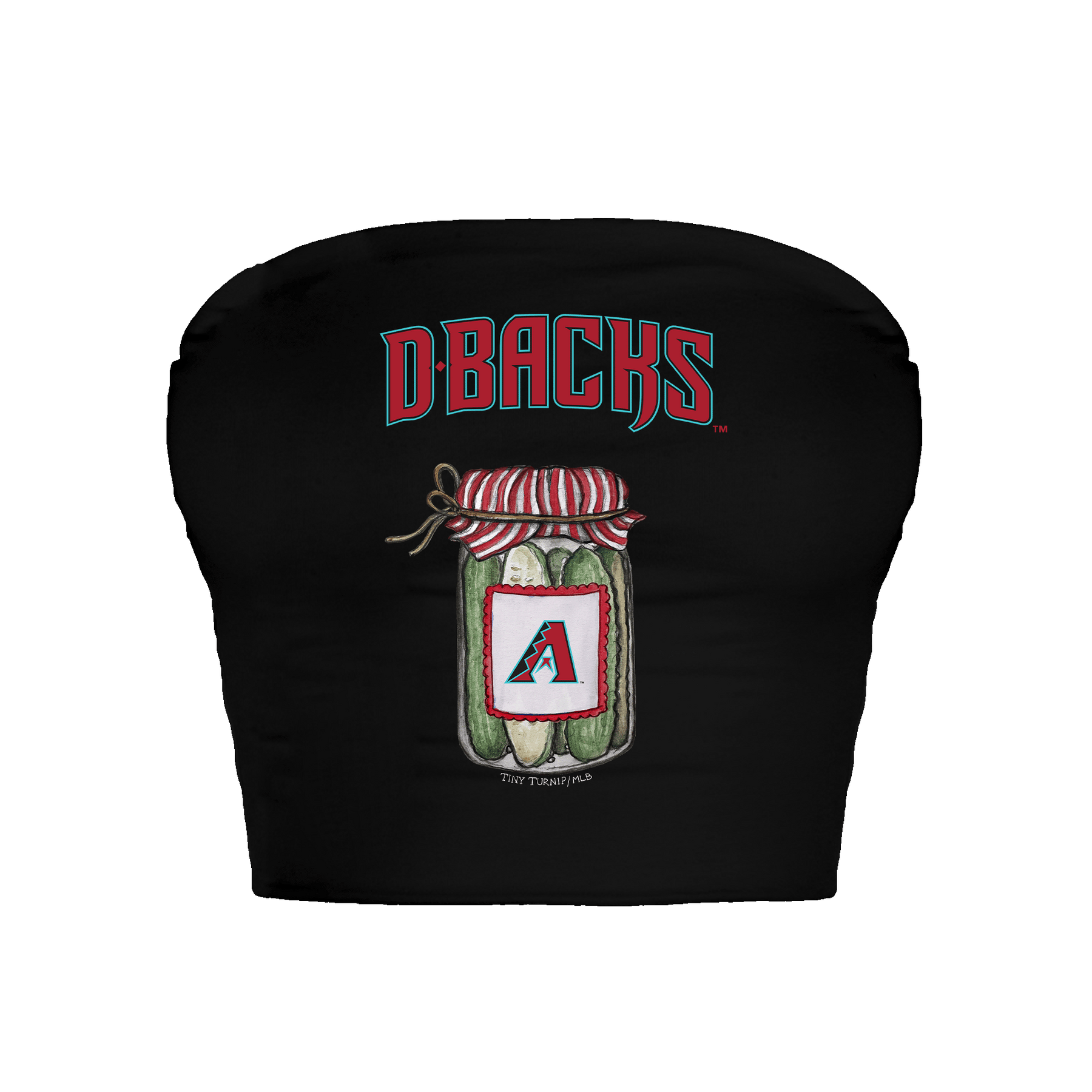Arizona Diamondbacks Pickle Jar Crop Tube Top