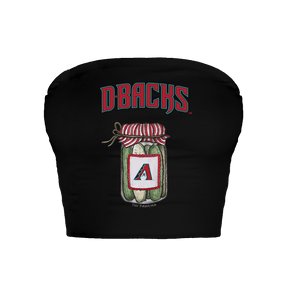 Arizona Diamondbacks Pickle Jar Crop Tube Top