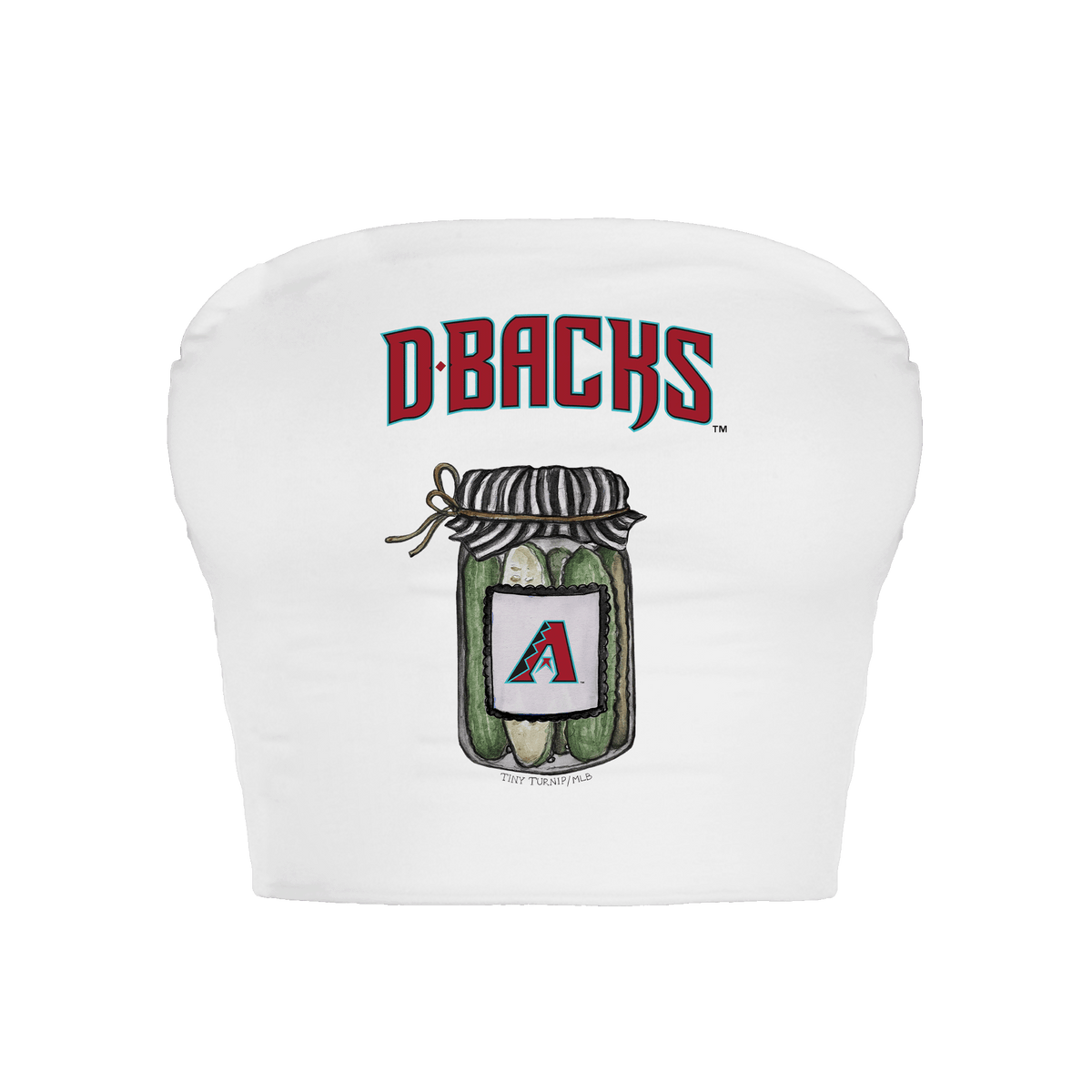 Arizona Diamondbacks Pickle Jar Crop Tube Top
