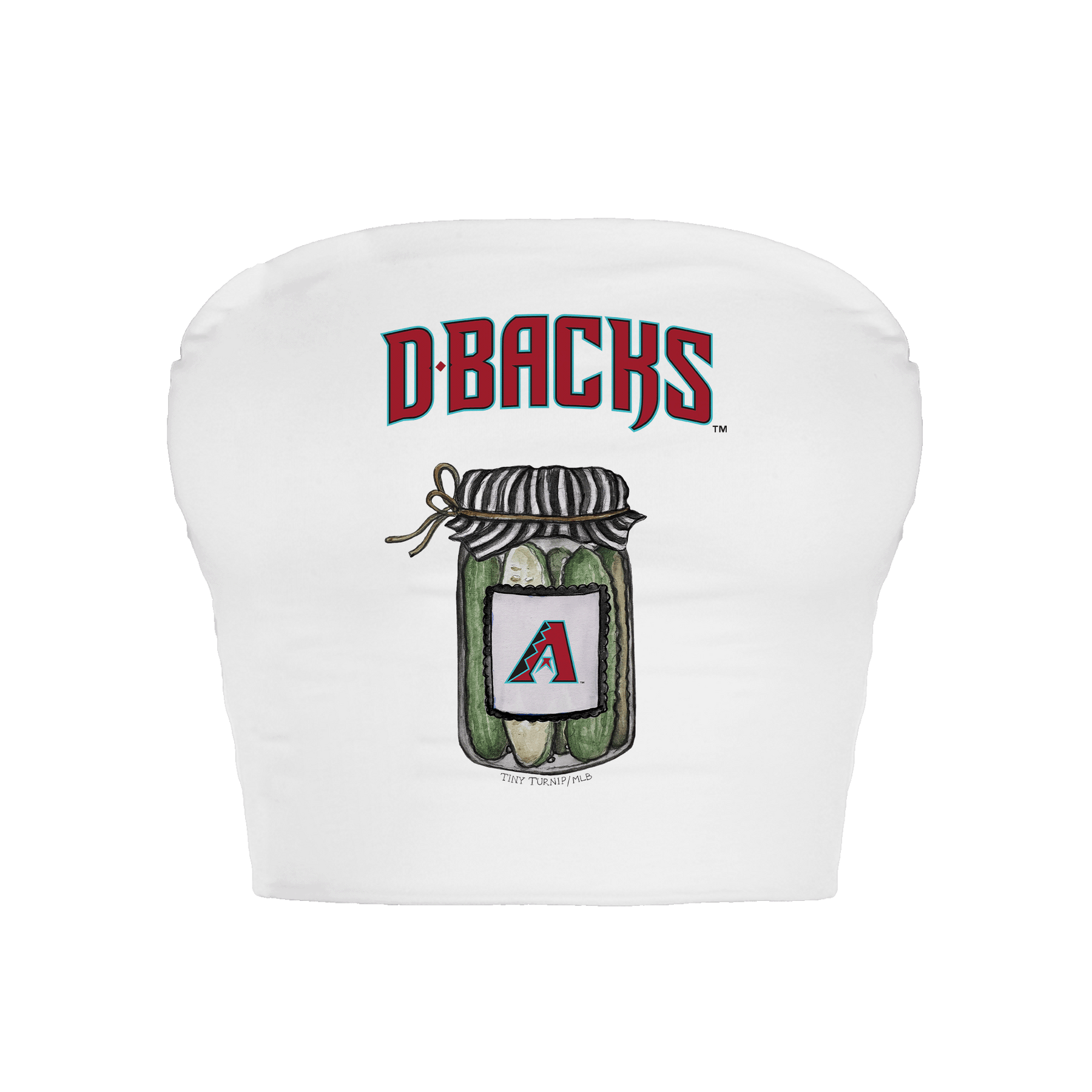 Arizona Diamondbacks Pickle Jar Crop Tube Top
