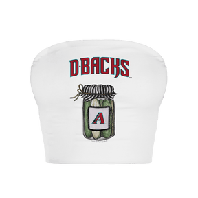 Arizona Diamondbacks Pickle Jar Crop Tube Top