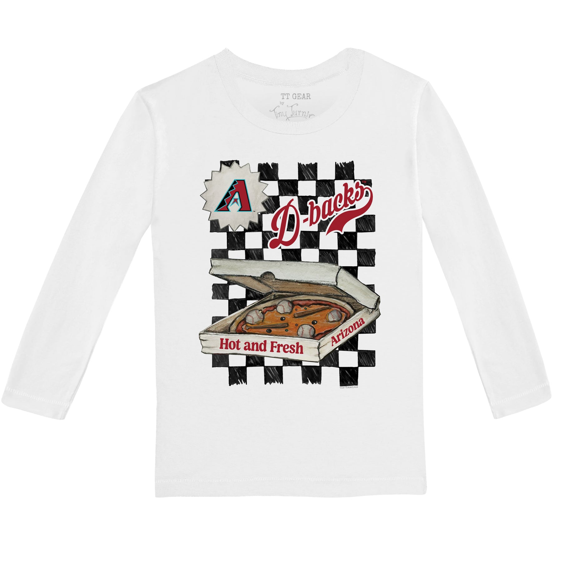 Arizona Diamondbacks Pizza Long-Sleeve Tee Shirt