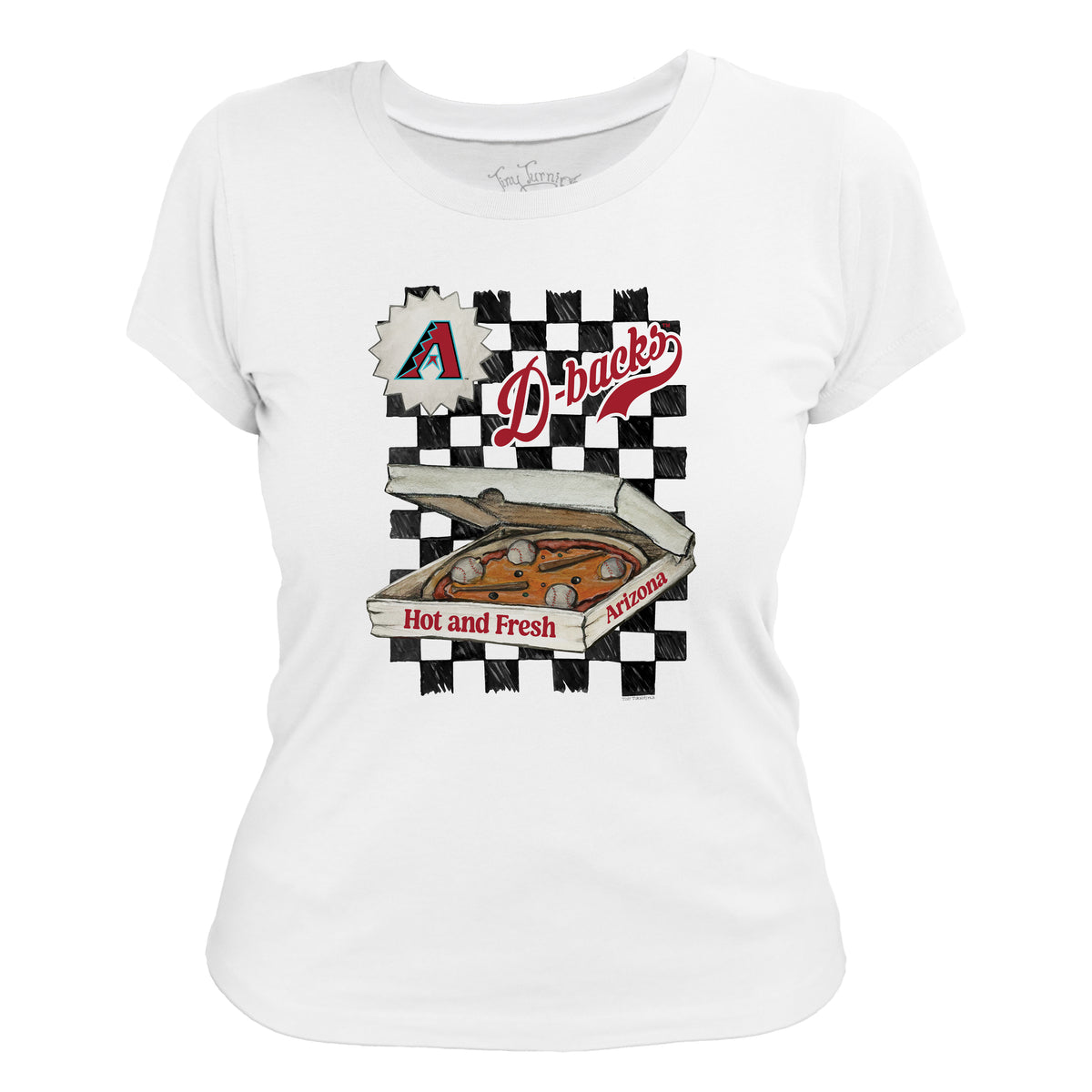 Arizona Diamondbacks Pizza Tee Shirt