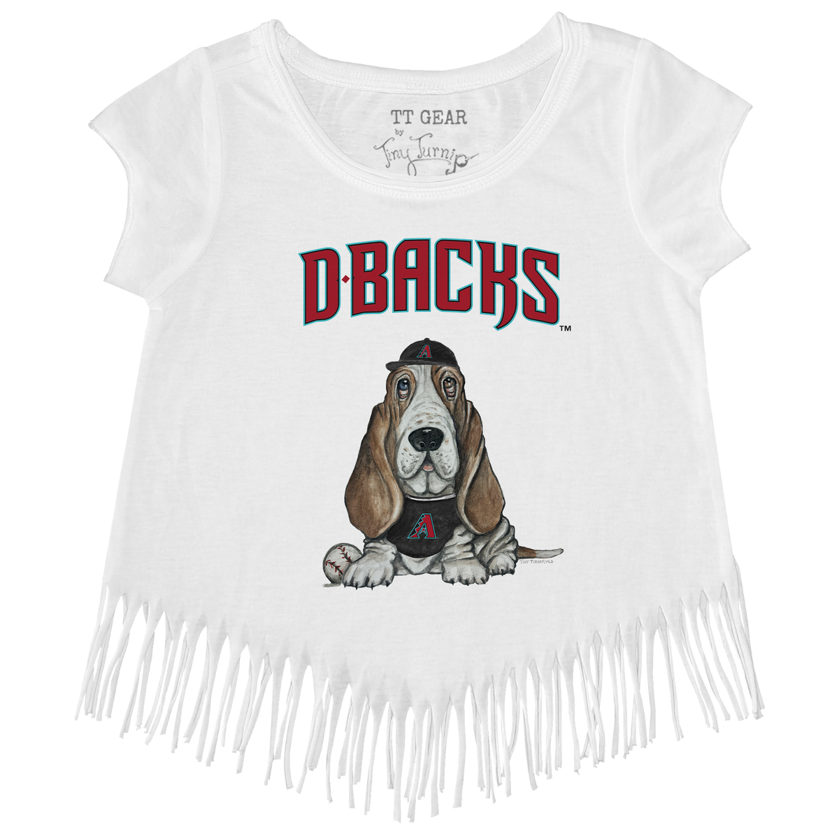 Arizona Diamondbacks Puddy Fringe Tee - Tiny Turnip