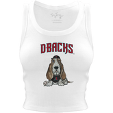 Arizona Diamondbacks Puddy Crop Tank - Tiny Turnip